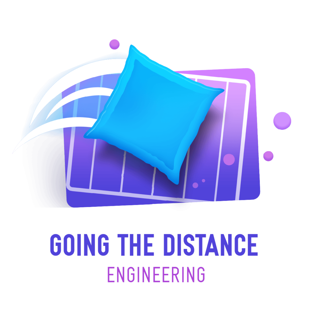23-24 Engineering Going the Distance Logo